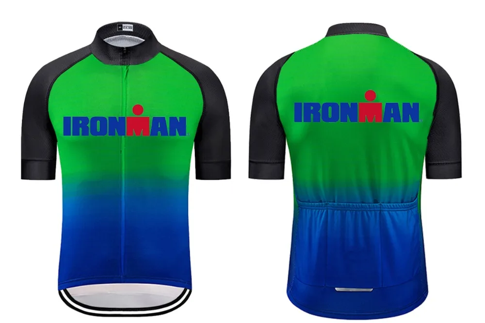 IRONMAN, велосипедные майки, топы для гонок, велосипедная одежда, Ropa Ciclismo, короткий рукав, mtb, велосипед, Джерси, рубашка, Майо, Ciclismo