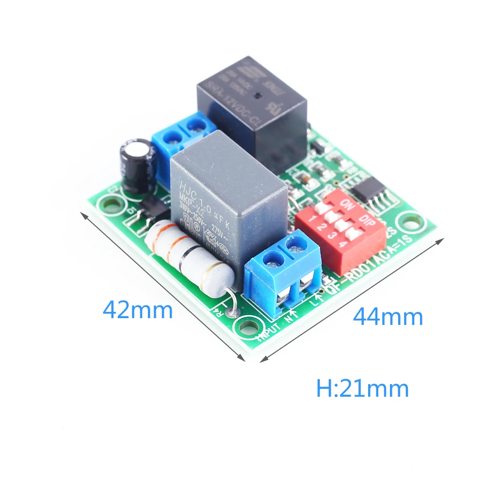 AC 110V 220V 70s Delay Relay Module Adjustable Power ON-OFF Delay Smart Boot AC 110V 220V 70s Delay Relay Module Adjustable Power ON-OFF Delay Smart Boot