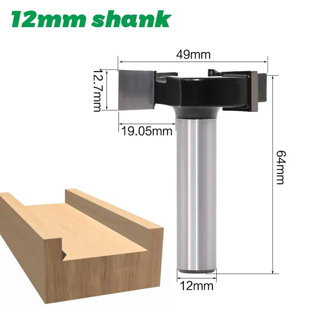 Bestgle 4-Piece CNC Spoilboard Router Bit Set – 1/2” Shank, Surface Planing & Flattening Bits For Wood & MDF – 4 Wing Design For Clean Cuts - View #10