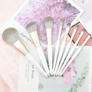 

8pcs/set Makeup brushes set Soft Powder sculpting blusher eyeshadow highlight concealer detail eyebrow Make up brush kit Pro