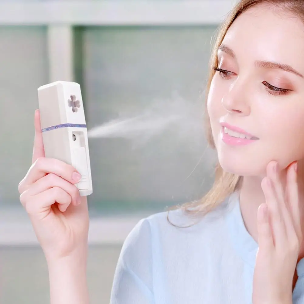 

HOT SALE Portable Handheld Facial Humidifier Mist Cold Spray Beauty Moisturizing Device Moisturizing hydrating Facial Humidifier