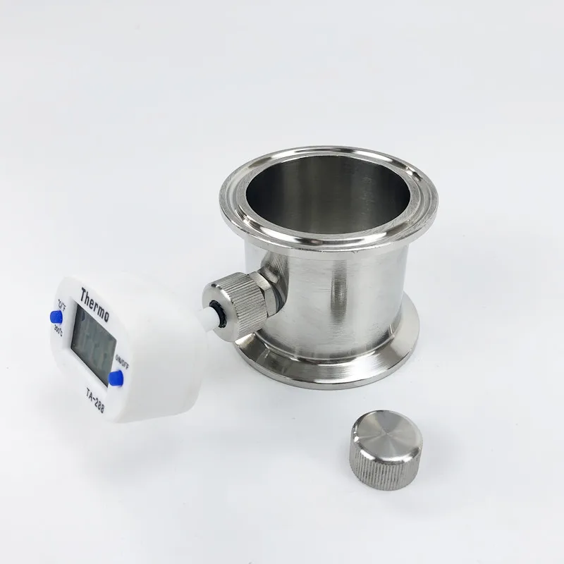 1.5"-4" Tri-clamp Pipe With Thermowell Nipple For Home Brewing Distillation