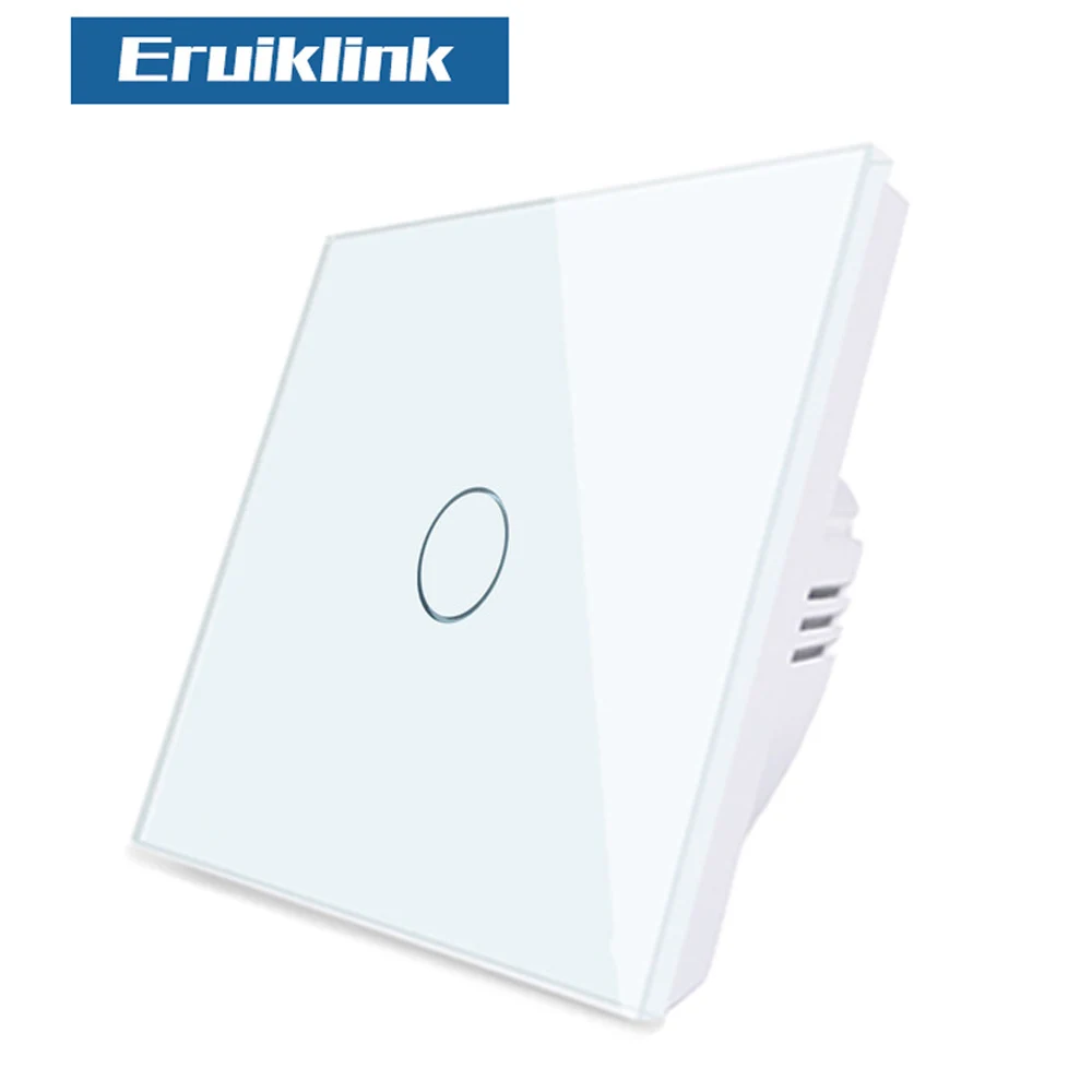 Настенный светильник ключатель света Eruiklink стандарт ЕС/Великобритании 1 клавиша 2