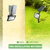 T-SUN 50 leds Solar Garden Lights Adjustable led Outdoor Solar Lamp IP44 Waterproof Wall Lighting for Garden Decoration Light ► Photo 3/6