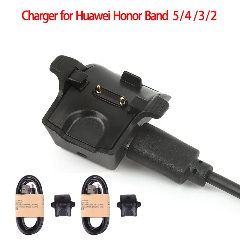 Cargador de reloj inteligente para Huawei Honor Band 5, 4, 3, 2, Cable de carga USB, soporte de carga para pulsera, 2/3/4 Pro