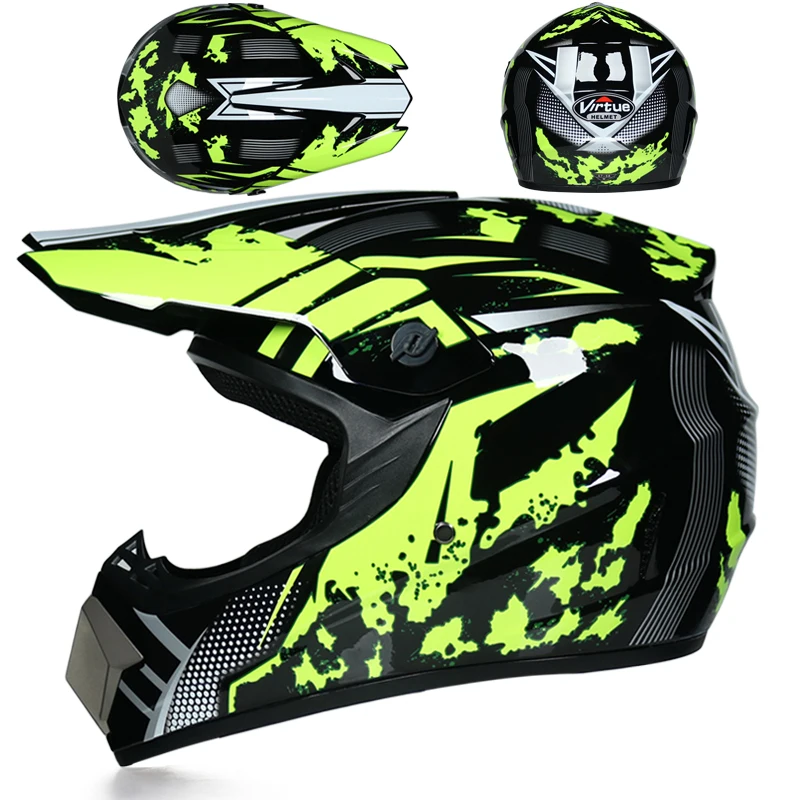 Мотоциклетный шлем ATV Dirt bike горные кросс capacete da motocicleta cascos Мотокросс внедорожные шлемы - Цвет: 15e