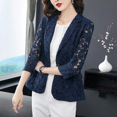 navy ladies blazer