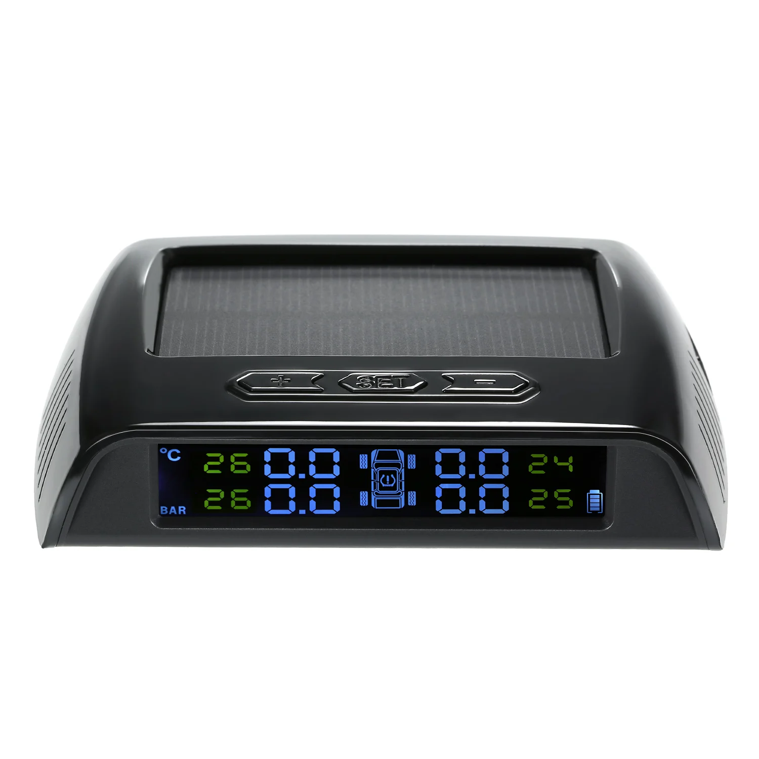 Беспроводная солнечная мощность TPMS система контроля давления в шинах RV TPMS с 6 внешними датчиками для 4-6 шин автомобиля RV грузовик буксировочные трейлеры