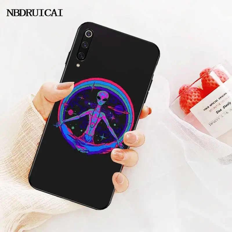 PENGHUWAN милый НЛО &quotсделай сам&quot Роскошный чехол для телефона накладка Redmi Note 8 8A 7 6