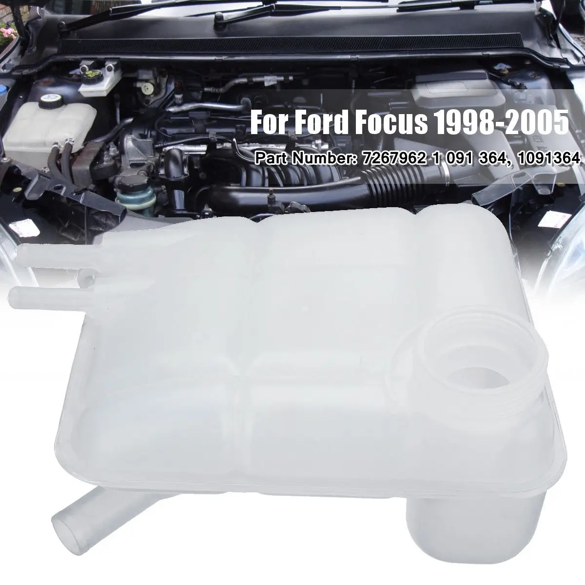 Car Expansion Radiator Coolant Water Tank Bottle 7267962 1091364 for
