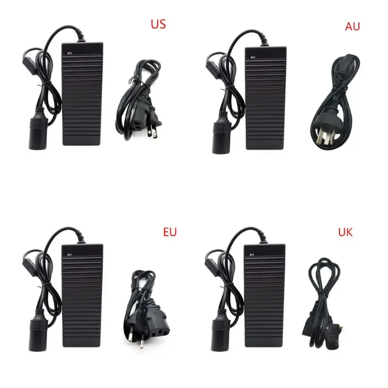 

12V 10A 120W 110-220V to 12V Car Cigarette Lighter Socket AC/DC Power Adapter
