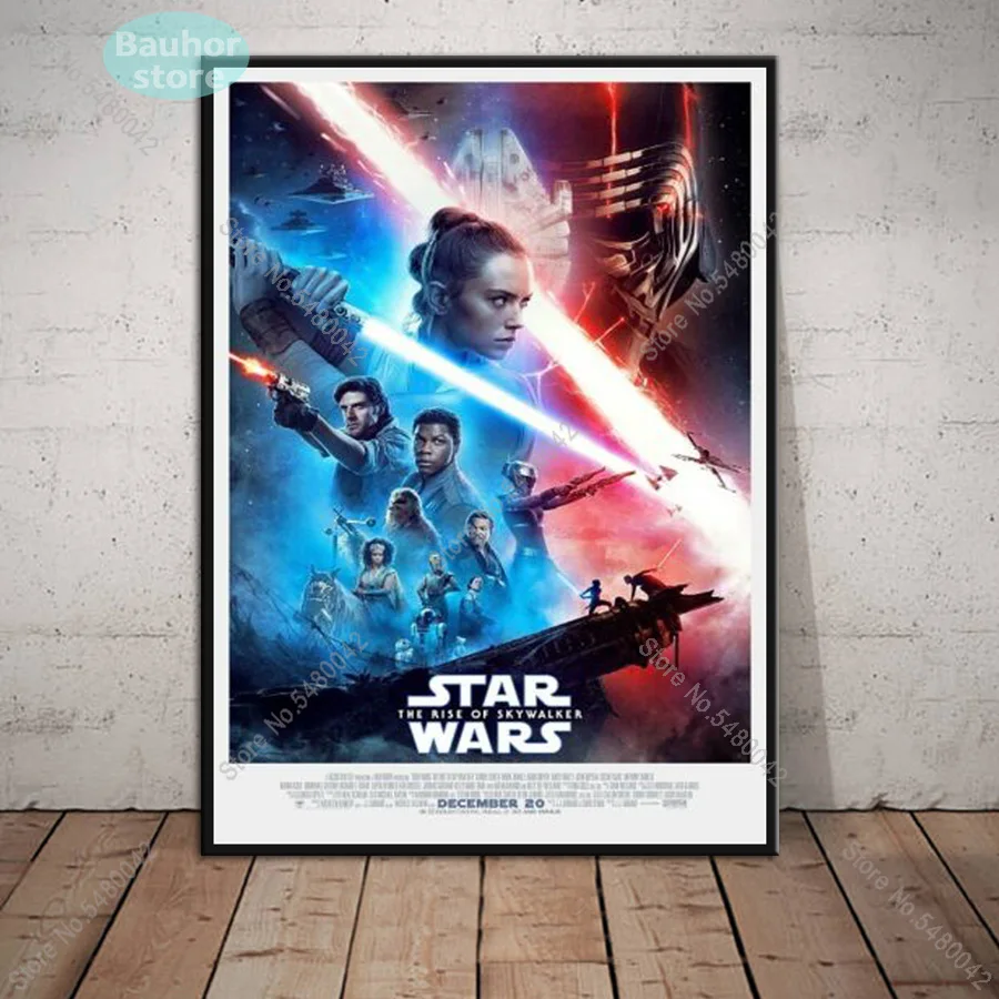 

Star Wars Poster The Rise of Skywalker IX 2019 Movie Canvas Painting Posters and Prints Wall Art Picture for Living Room Decor