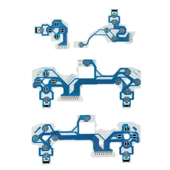 

10PCS For PS4 030 040 050 Blue Controller Conductive Film Keypad Flex Cable Buttons Ribbon Circuit Board