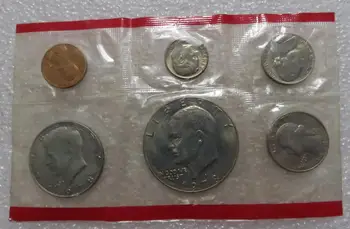 

United States 6pcs coin 1978 year PD version original coin with book