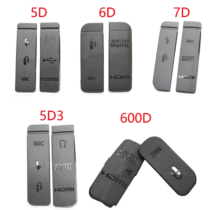Высококачественная резиновая Нижняя крышка USB/HDMI-совместимая с DC IN/VIDEO OUT для