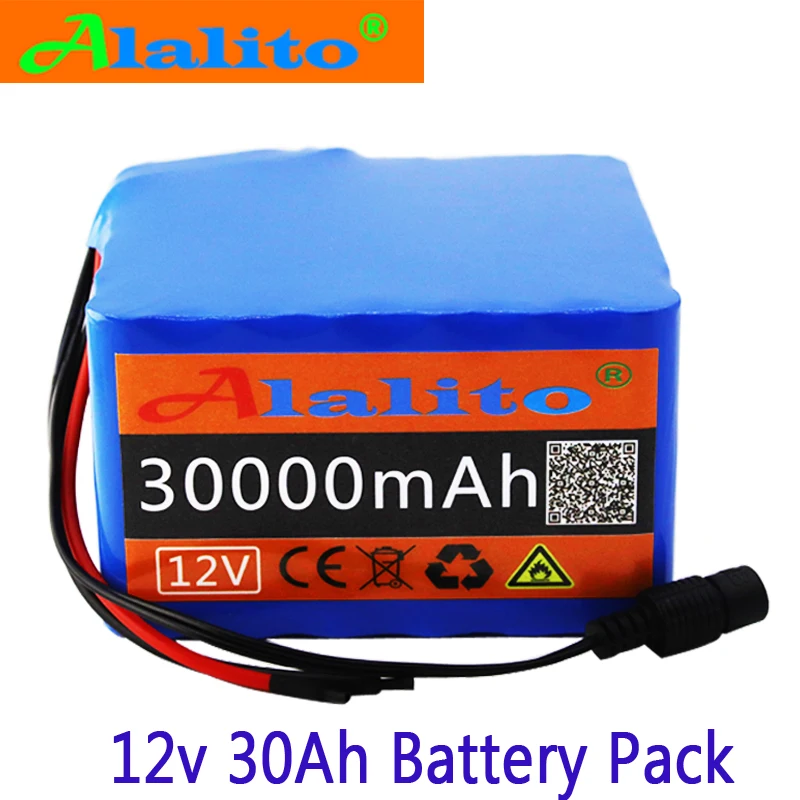 12V 30Ah 3S12P 12 6 V 30000 мАч высокой мощности литий Батарея пакет для инвертор ксеноновая