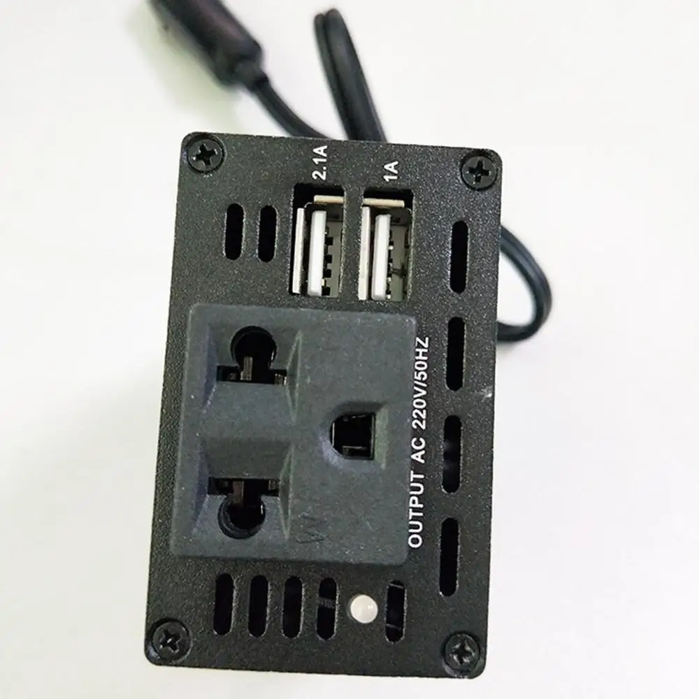 150 Вт автомобильное зарядное устройство, Инвертор Dc12 в Ac110/220 В двойной Usb выход 3.1A преобразователь питания