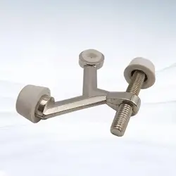 Adjustable Hinge Pin Door Stopper Stop Zinc Alloy Door Top Door Door Three-pronged Three-finger Top Hinge Stop Bump Door Do V6d3