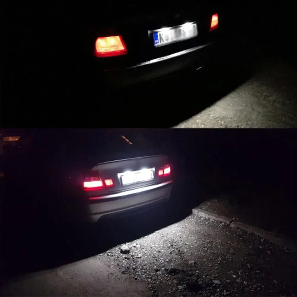 6500K номерной знак свет номер лампы для BMW 3 серии E46 12V 3w задний полезный высокое качество
