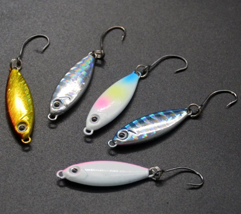 9 pièces. APPÂT LEURRE SHAD JIG/CUILLÈRE 3/4, 1, 1-1/2 OZ. 3