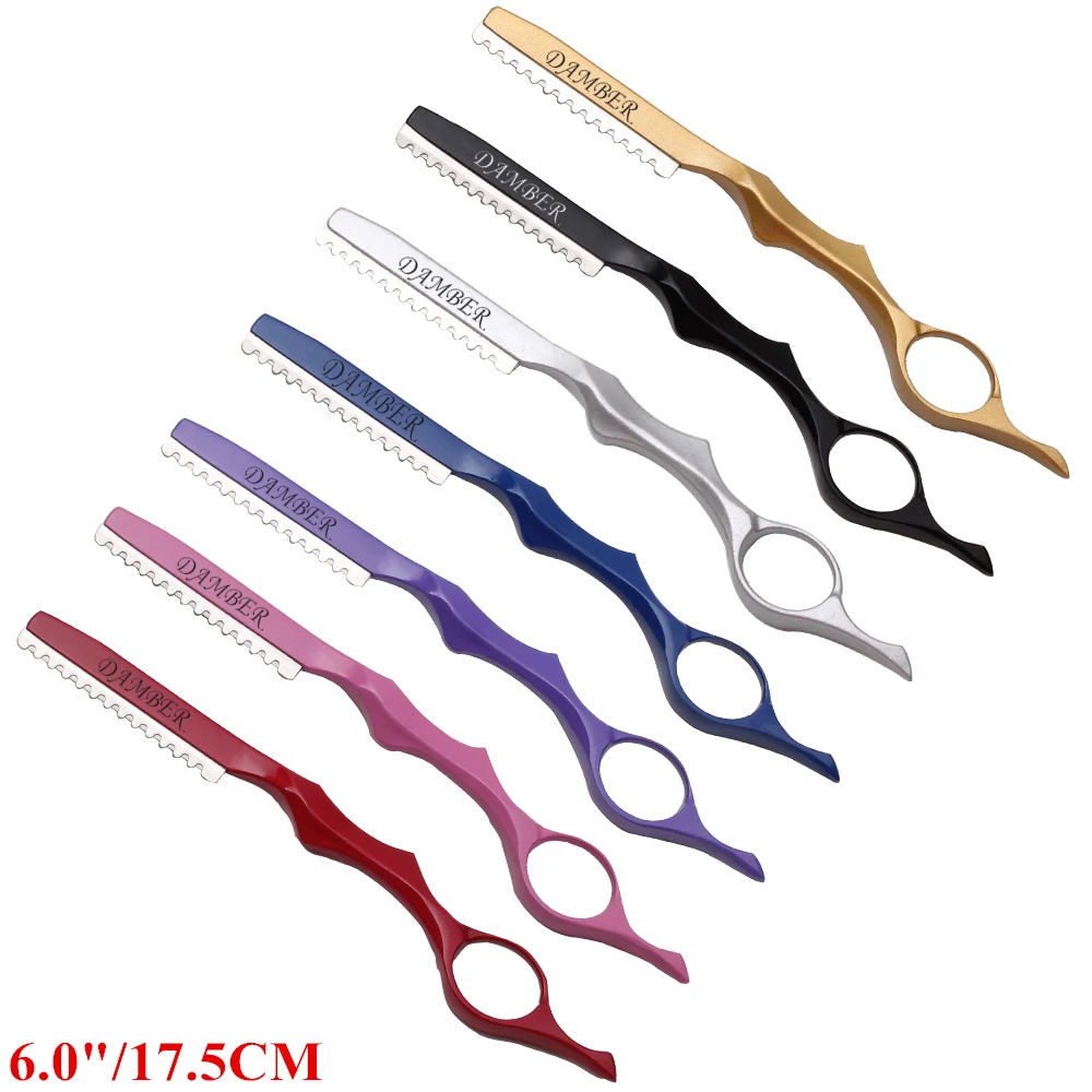 17.5cm 1pcs Thinning Razors Professional Sharp Barber Razor Blades Hair