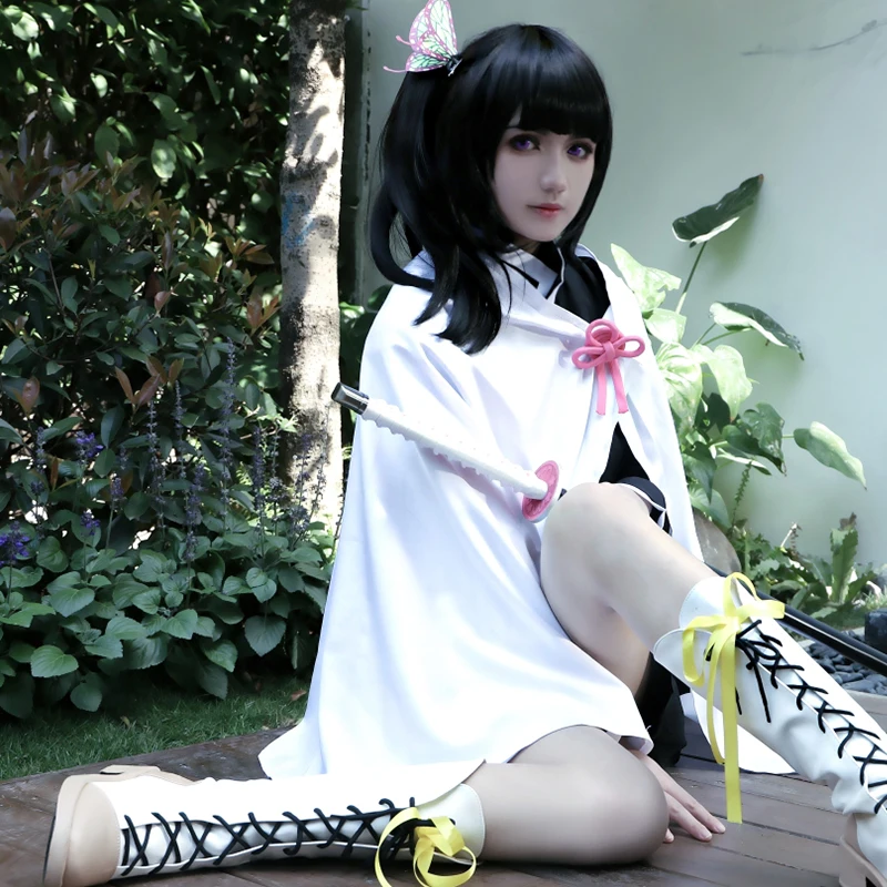 Daliclown Anime Demon Slayer Kimetsu No Yaiba Tsuyuri Kanawo Cosplay Costume Battle Suit Team Uniform Halloween Cos Wigs Props -Zentai shop online Hc66b50cb2b5e4545a9ad8b4a791626b5e.jpg