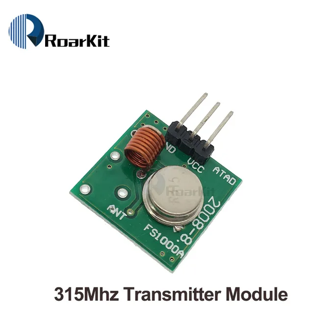 433Mhz RF Wireless Transmitter Module and Receiver Kit 5V DC 315MHZ