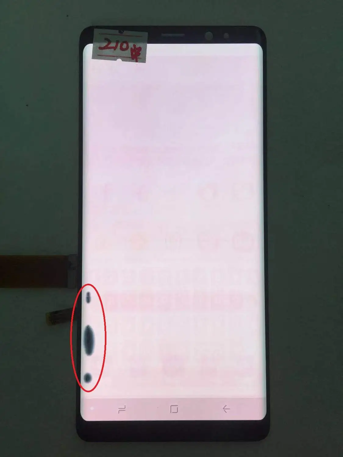 С черными точками супер AMOLED с рамкой lcd для samsung Galaxy NOTE 8 lcd N950A N950U N950F N950V дисплей+ сенсорный экран в сборе - Цвет: NO.210 Gray Frame