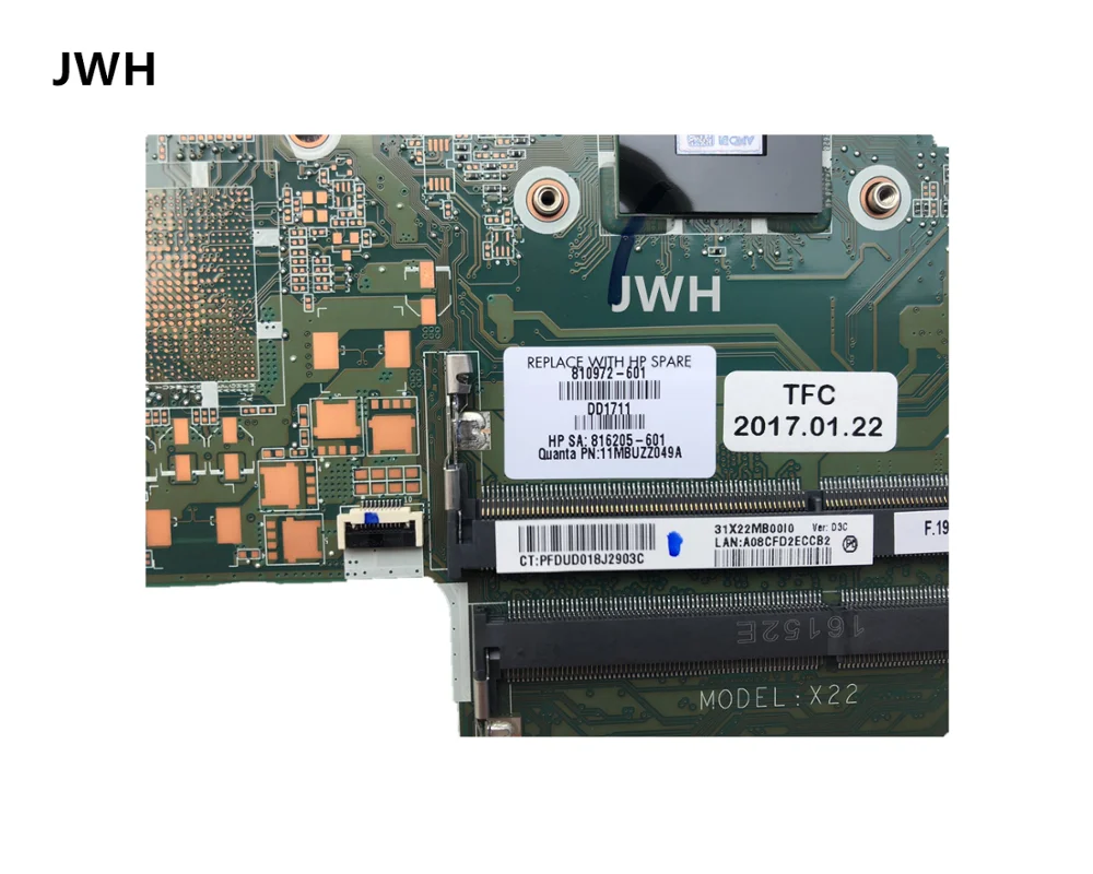 Для hp Pavilion notebook 14-ab материнская плата A8-7410 810972-001 810972-501 810972-601 протестированная Рабочая