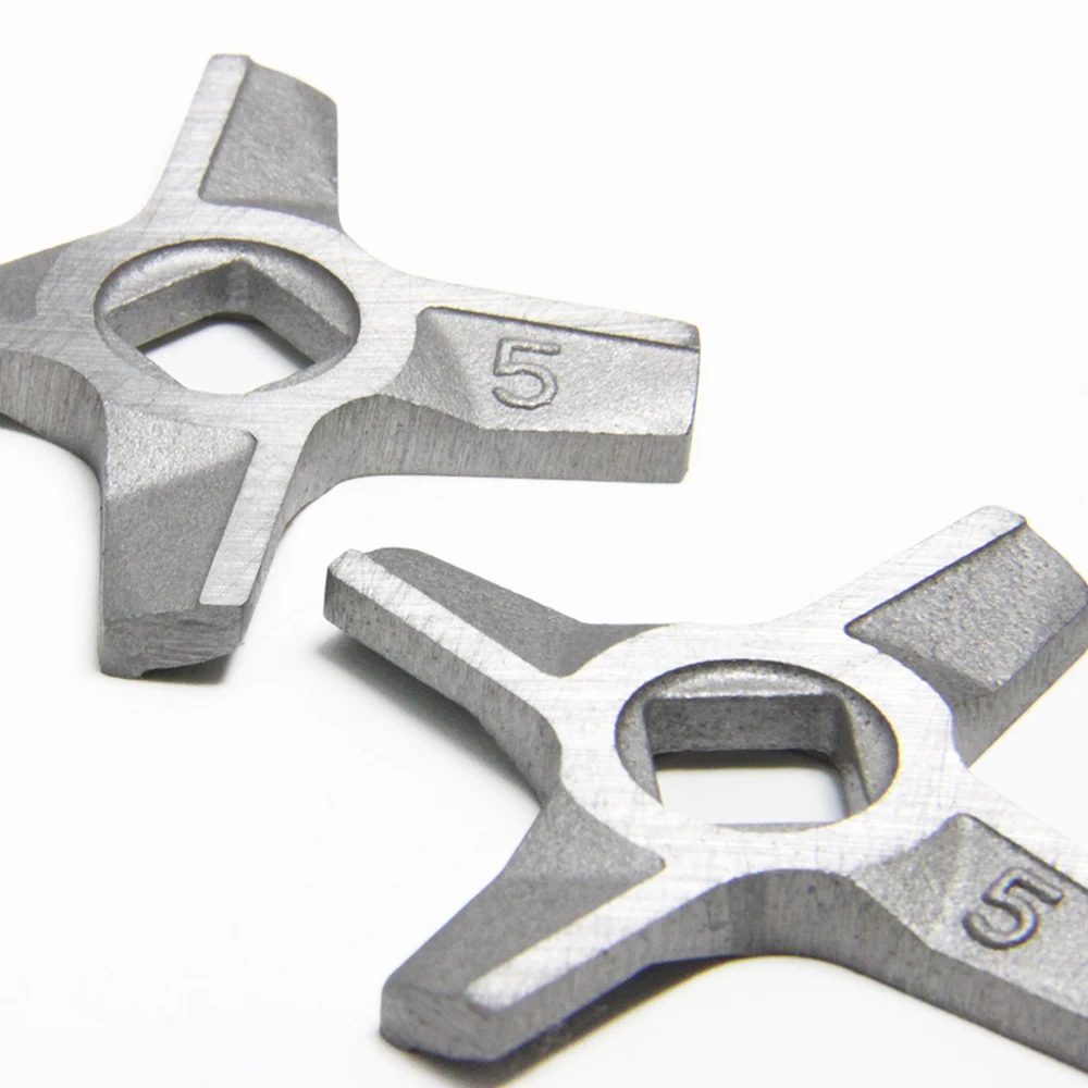 2PCS Meat Grinder Knife 5# Double-Sided Blade Mincer Spare Parts for Zelmer 587.54 687.5 886.54 887.5  ZMM0554 ZMM0815 ZMM0954
