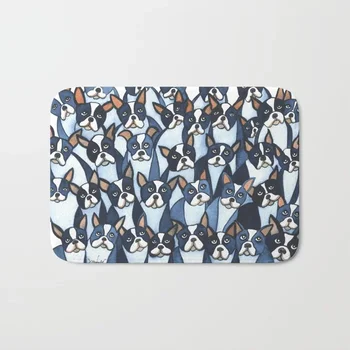 

New Funny Rugs Washable Many Boston Terriers Doormat Bath Mats Foot Pad Home Decor Bathroom Mats Door Mat Floor Mat