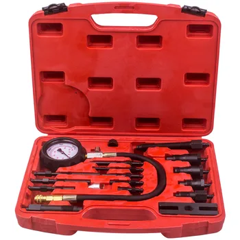 

16PCS Diesel Engine Compression Pressure Test Tool Adapter Kit Set Automotive