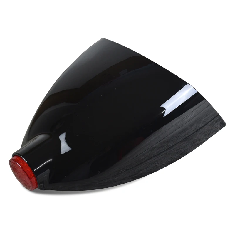 Retro motorcycle modification cafe racer scrambler dirty bike tail seat cushion saddle cover with led tail rear light E8