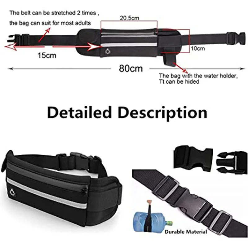 Running Waist Bag Men Women Sports Cycling Running Gym Belt Fanny Pack