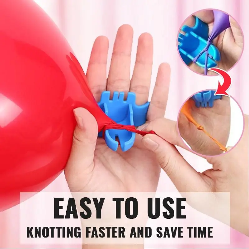 LOVEIFE Balloon Tie Tool Set of 6, Balloon Tying Tool Device -Knotting  Faster and Save Time, Great Fits for Helium Tanks, Balloon