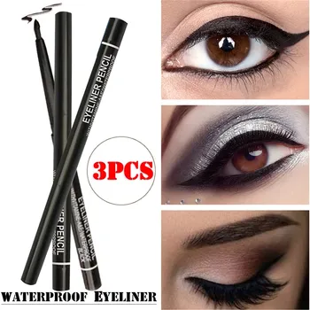 

3Pcs/Set Black Automatic Rotating Eyeliner Waterproof and Sweatproof Long Lasting Makeup Eyeliner Durable Beauty Drop Shipping