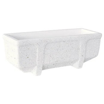 

Planter concrete-stone Rosemary 100x30x30cm. White