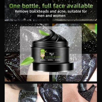 

Bamboo Charcoal Mask Deep Cleansing Remove Blackhead Pimples Dead Skin Oil-Control Facial Cleaning Mask 2020