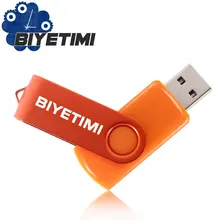 Usb флеш-накопитель Biyetimi объемом 128 ГБ, миниатюрный металлический флеш-накопитель объемом 64 ГБ, 32 ГБ, 16 ГБ, 8 ГБ, флеш-диск usb 2,0, флешка, флешка, флешки