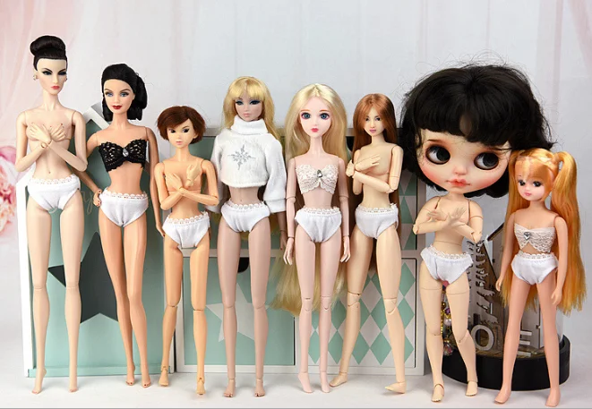 Куклы белое кружевное белье нижнее наряд трусики PJs Одежда для Blythe Barbis кукла Licca