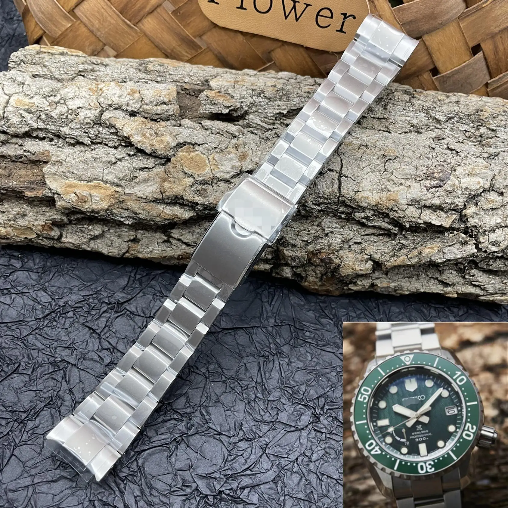 

Оригинальный стальной ремешок подходит для мужских часов Seiko limited для дайвинга sbdb039 / snr045j1