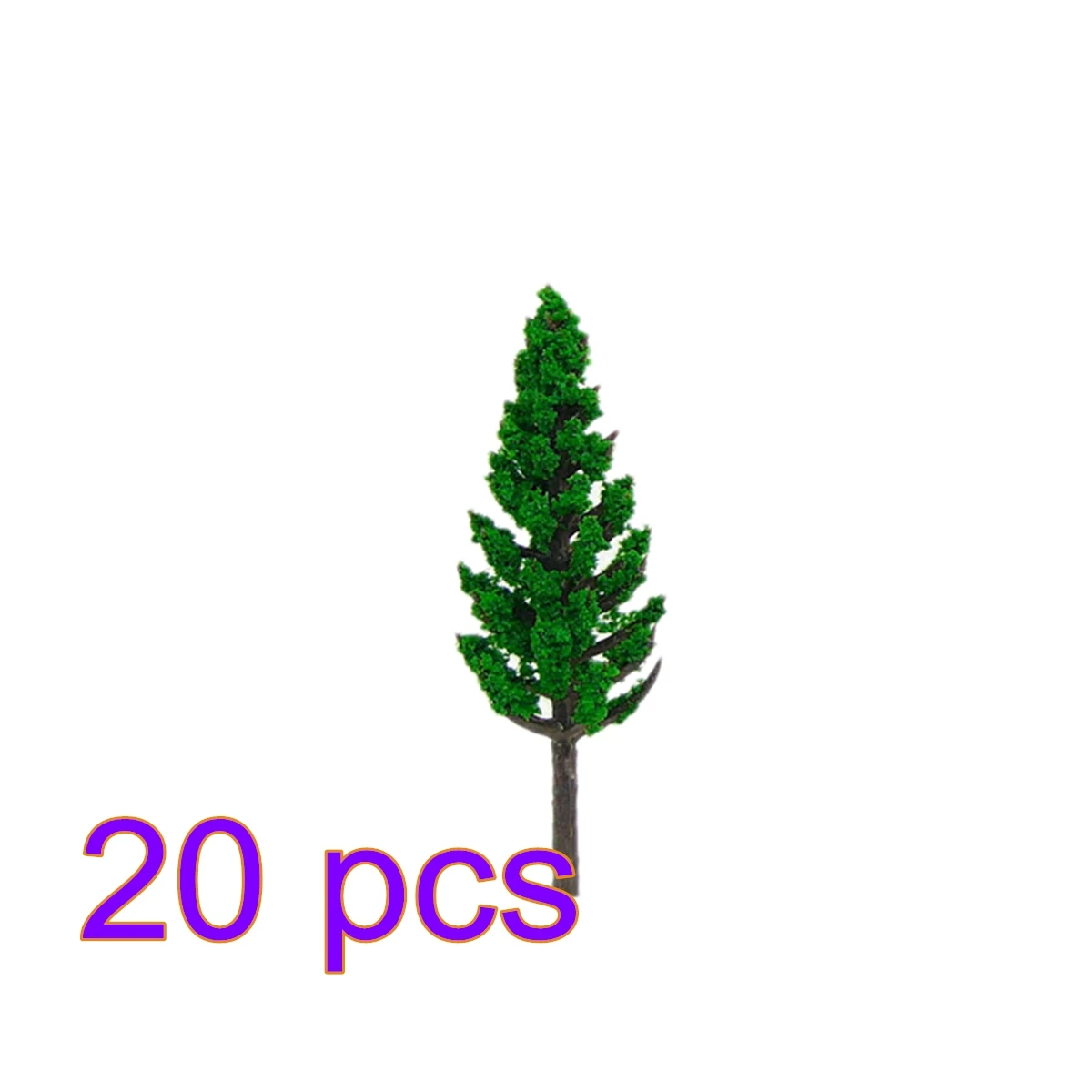 

20Pcs 3.8/4.8/5.8/6.8/7.8/8.5/9.5/11/13/15/16cm Height Pine Tree Model Sand Table Scenery Building For Ho 1:85 Scale Toy Train