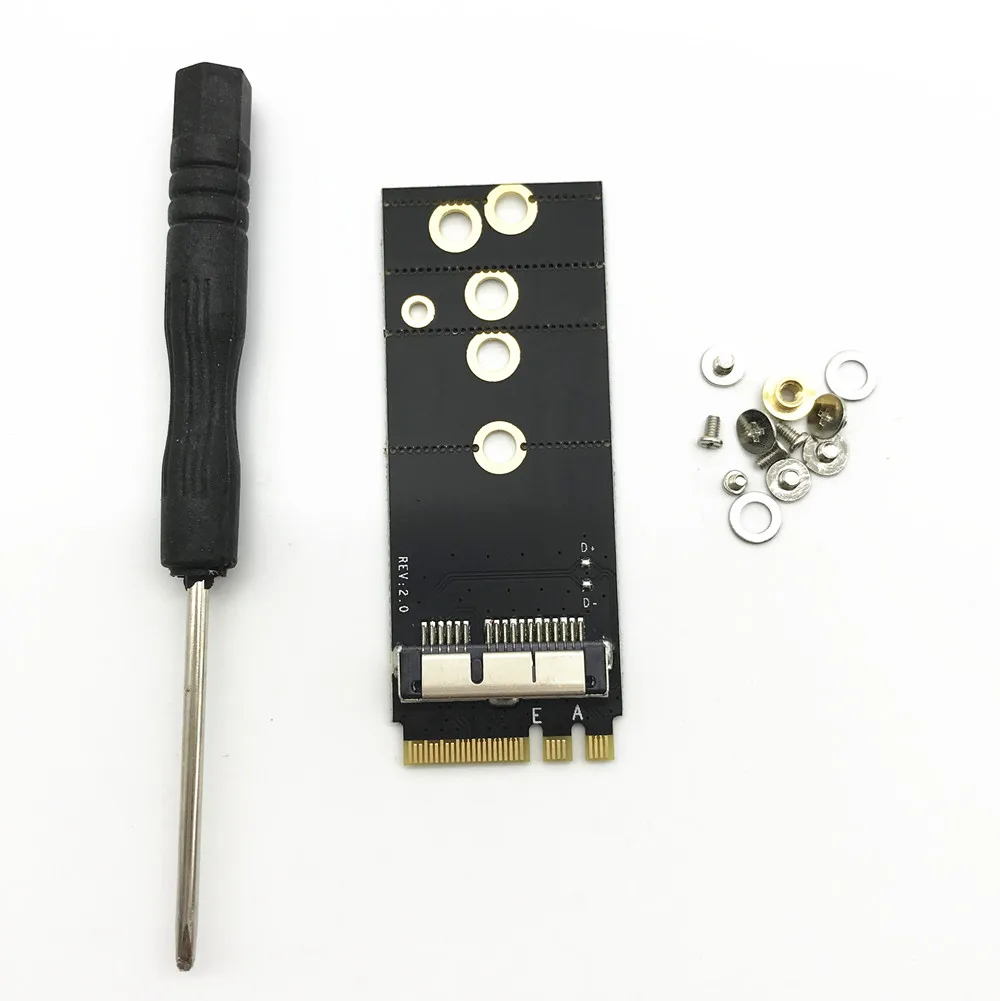 Broadcom BCM94360CS2/BCM943224PCIEBT2 12 + 6 контактная беспроводная карта для NGFF(M.2) ключ A/E адаптер