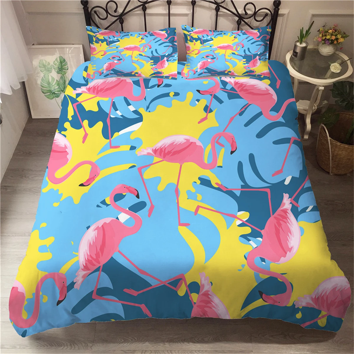 Tropical Print Bqroque Duvet Quilt Comforter Cover Bedding Single Double King 