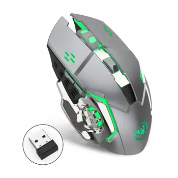 

M70GY 2.4G wireless rechargeable gaming mouse Colorful glowing lights can be turned off up to 2400dpi