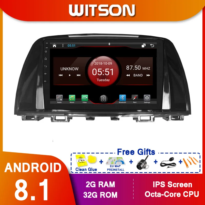 WITSON 9 &quotFULL HD сенсорный экран Android 10 0 Восьмиядерный Автомобильный GPS