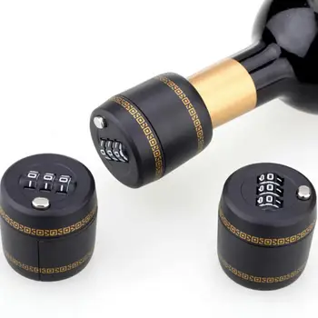 

Wine Whiskey Liquor Bottle Top Securely Closed Portable Indoor Password Code Combination Lock -25