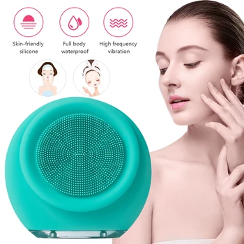 

Silicone Electric Facial clean Brush Face Care Massager Anti-aging Scraping Cleaning Lift Tools SPA Brush Skin Firming Machine