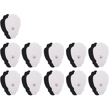 

22Pcs Unit Pads, Snap Electrodes,Reusable TENS Replacement Pads for Electrotherapy Machine Muscle Stimulation Massager