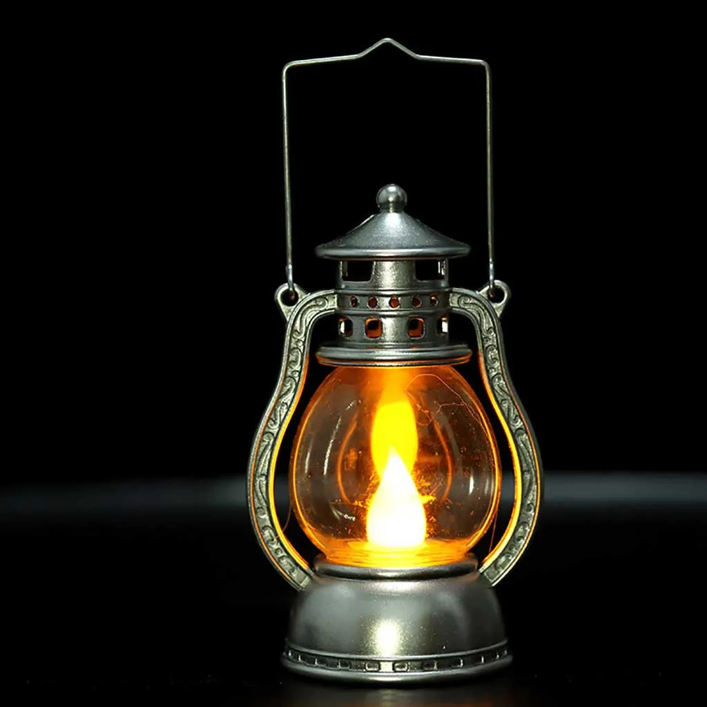 Ретро масляная лампа энергосберегающий праздничный Настольный подвесной бар ночник Хэллоуин Декоративный светодиодный маленький домашний вечерние ретро-фонарь